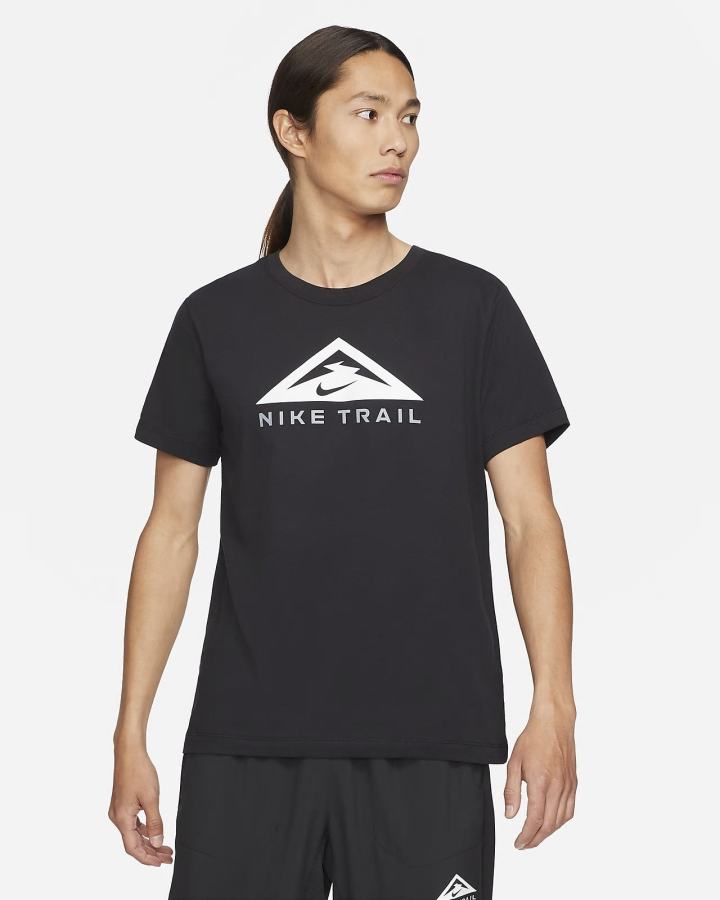 Camiseta Nike Dri-FIT Short-Sleeve Trail Running Hombre Gris | BQEZW-4781