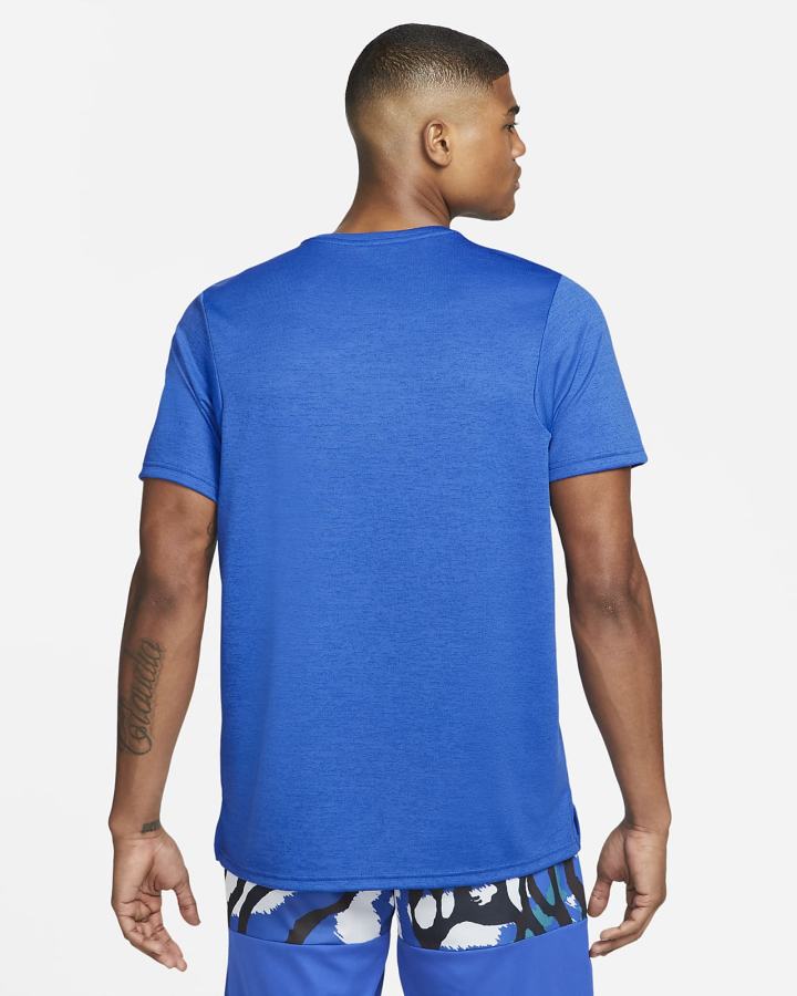 Camiseta Nike Dri-FIT Sport Clash Training Top Hombre Azul Real Verde Menta | IFYAS-0359