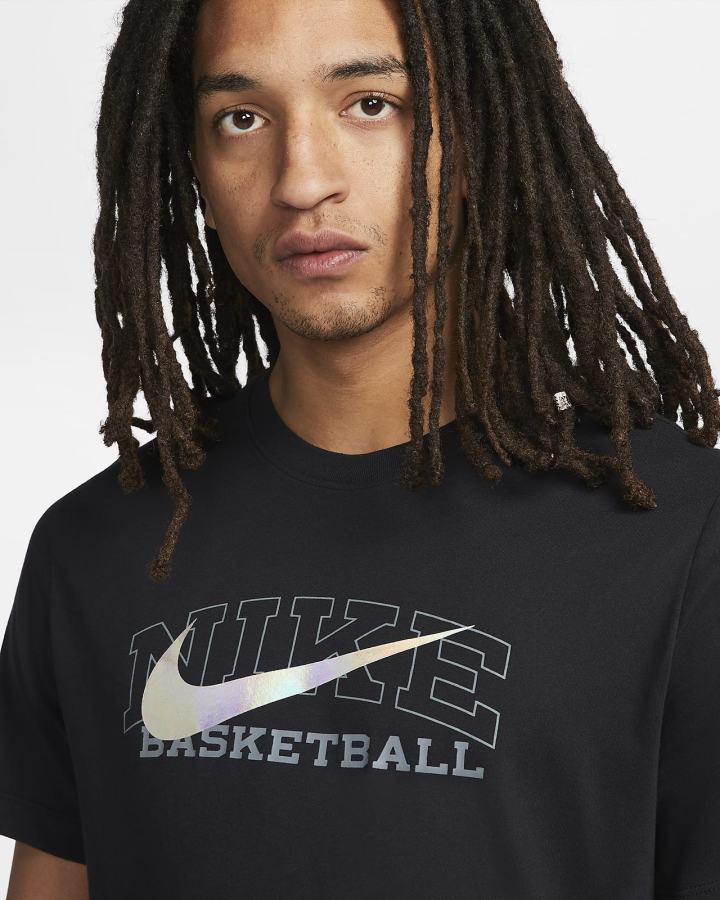 Camiseta Nike Dri-FIT Swoosh Basketball Hombre Negras | DKFUZ-1209