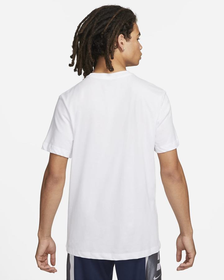 Camiseta Nike Dri-FIT Swoosh Basketball Hombre Blancas | ZXRWK-6871