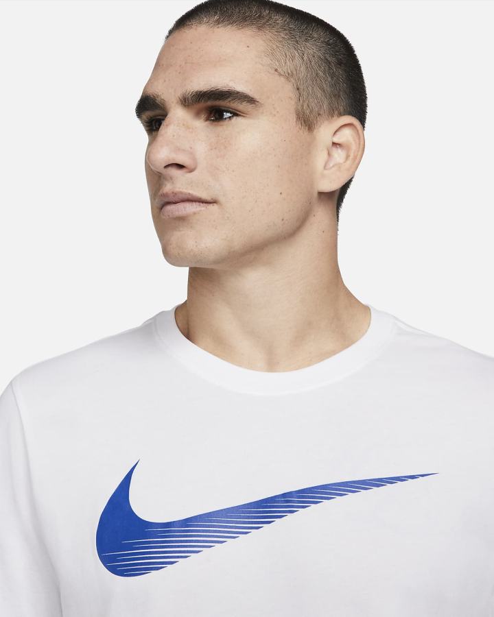 Camiseta Nike Dri-FIT Swoosh Training Hombre Blancas | CFNTE-3591