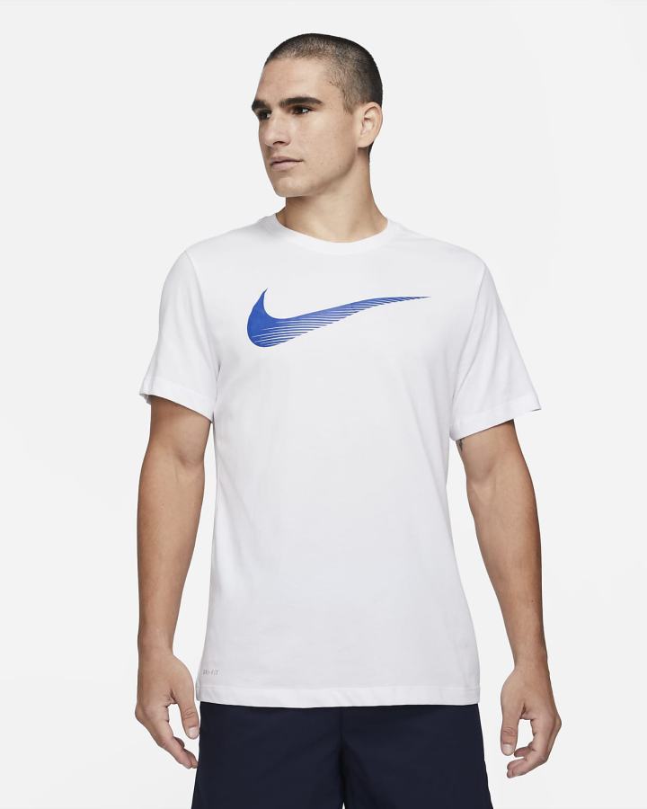 Camiseta Nike Dri-FIT Swoosh Training Hombre Verde | JFDOS-2068