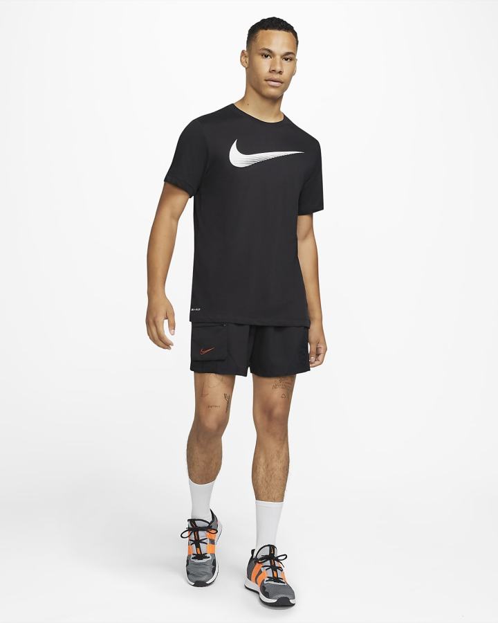 Camiseta Nike Dri-FIT Swoosh Training Hombre Azul Real Claro | NKBDY-3749