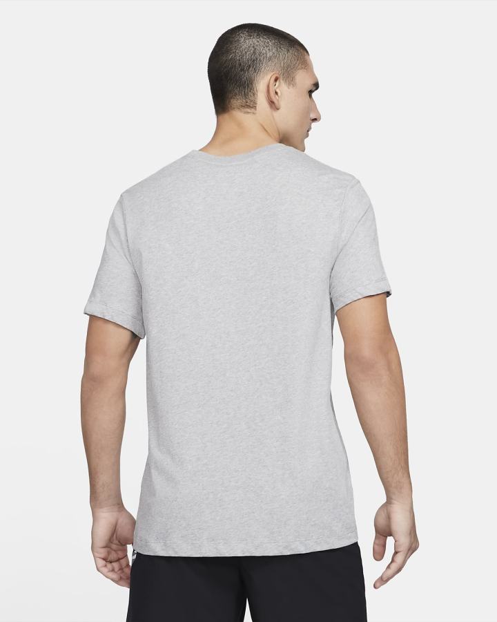 Camiseta Nike Dri-FIT Swoosh Training Hombre Gris Oscuro | OVKYE-2943