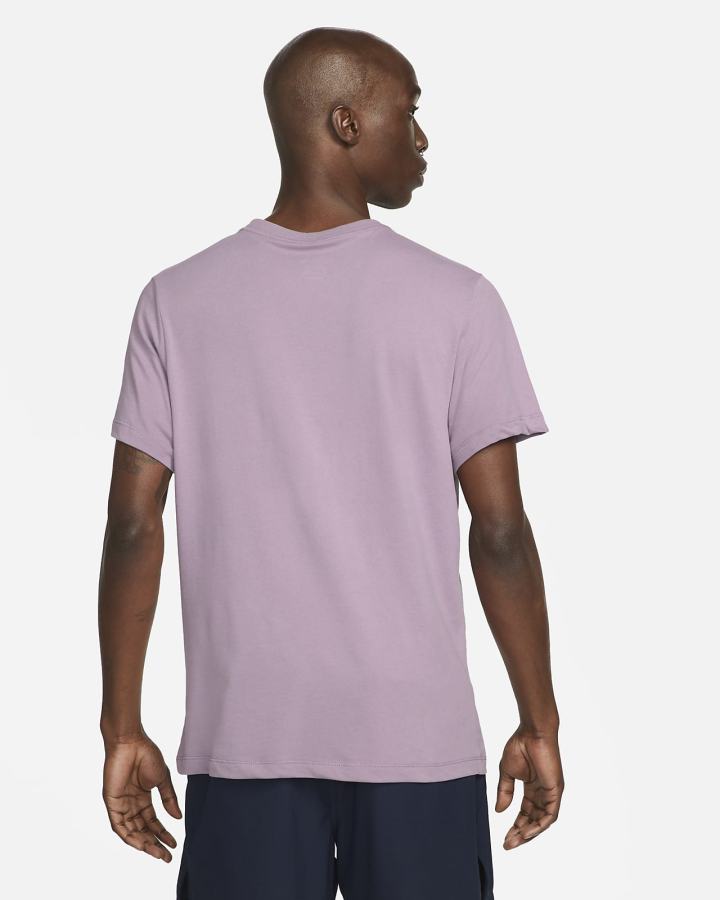 Camiseta Nike Dri-FIT Swoosh Training Hombre Moradas | RKWHV-1470