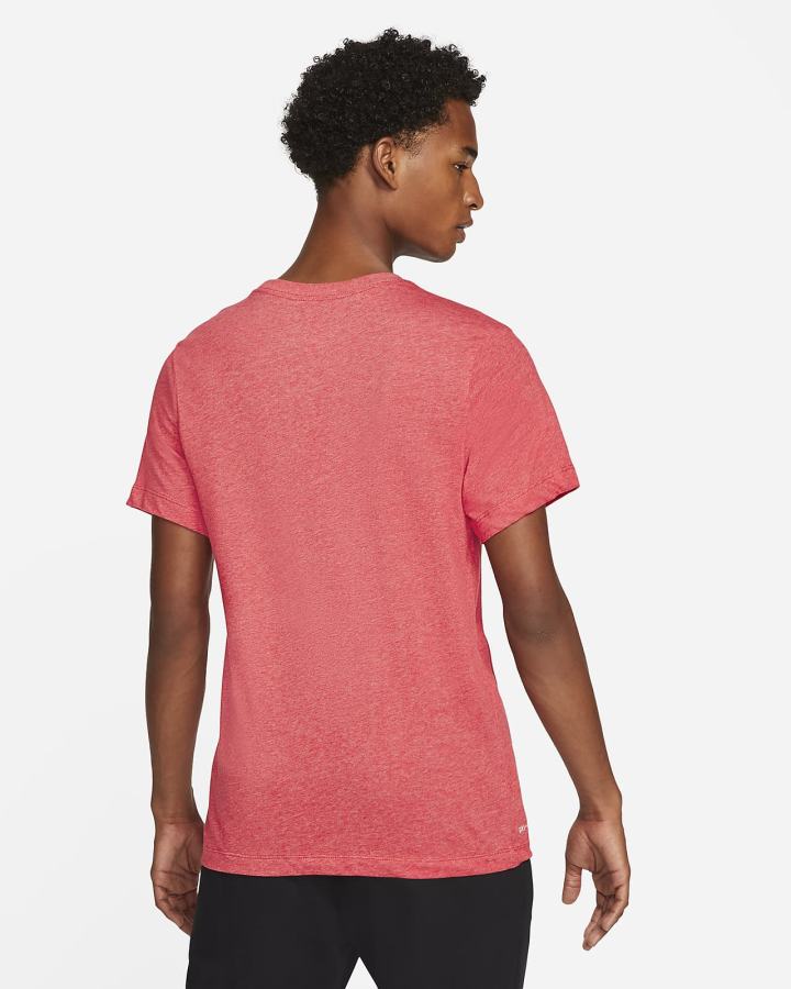 Camiseta Nike Dri-FIT Swoosh Training Hombre Rojas Claro | XVCNK-4729