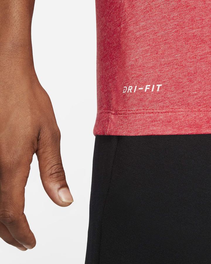 Camiseta Nike Dri-FIT Swoosh Training Hombre Rojas Claro | XVCNK-4729