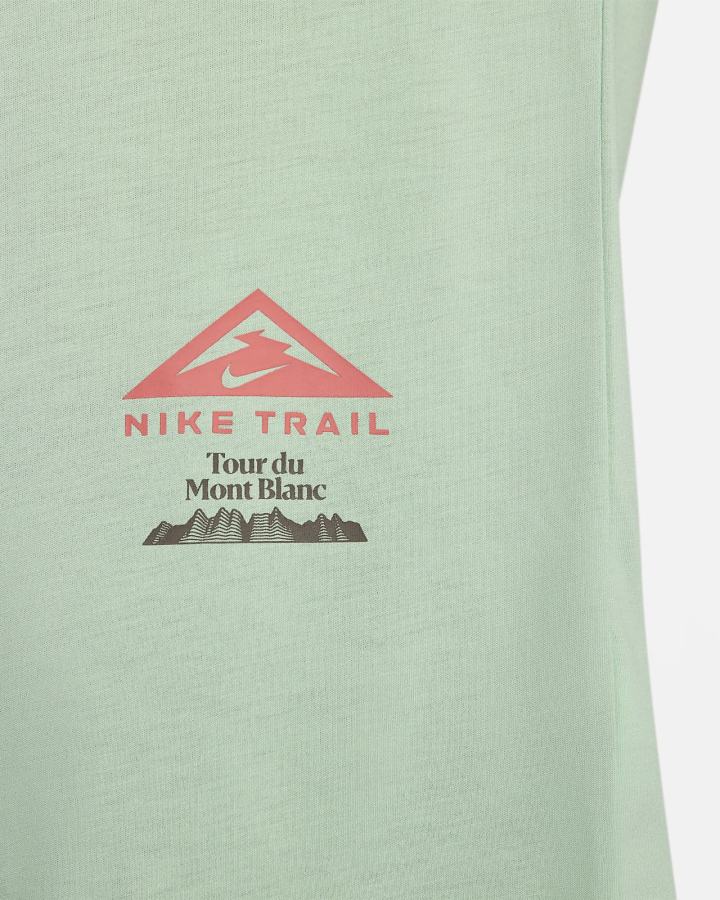 Camiseta Nike Dri-FIT Trail Hombre Verde | VFION-0219