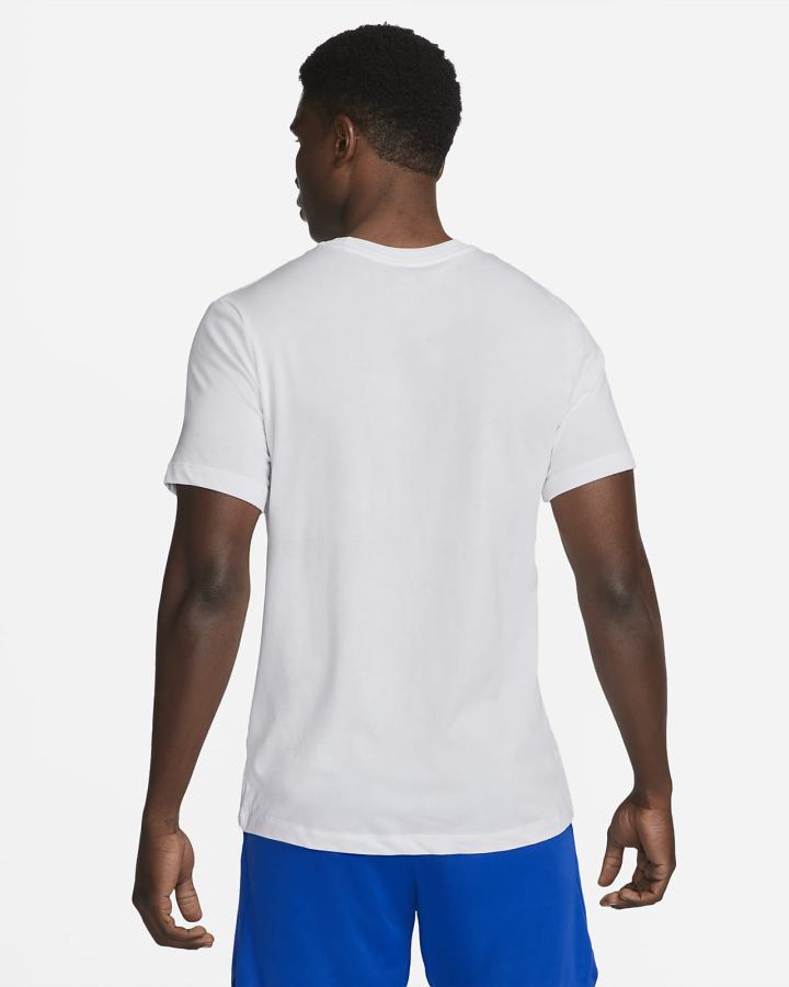 Camiseta Nike Dri-FIT Training Hombre Blancas | EAYOZ-8053