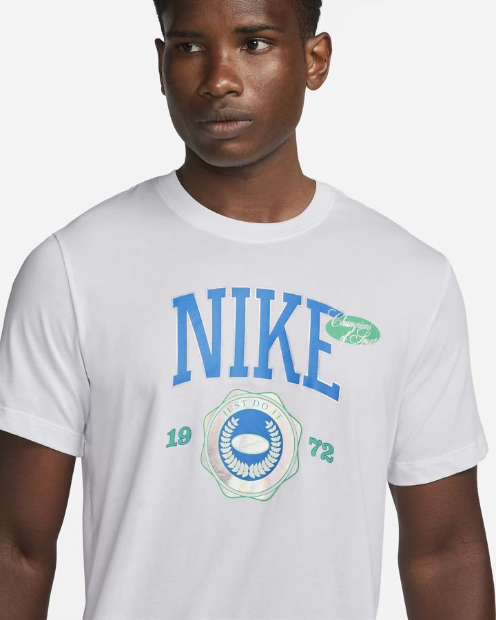Camiseta Nike Dri-FIT Training Hombre Blancas | EAYOZ-8053