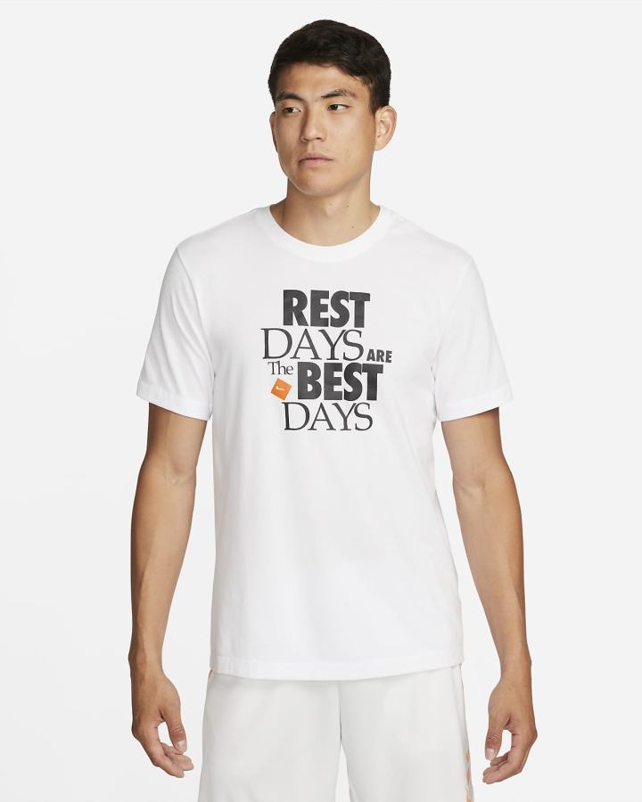Camiseta Nike Dri-FIT Training Hombre Blancas | EILXG-6418