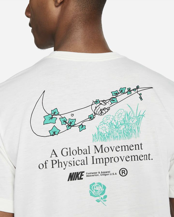 Camiseta Nike Dri-FIT Training Hombre Blancas | JZKEY-9082