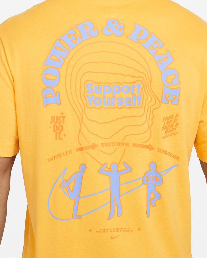 Camiseta Nike Dri-FIT Training Hombre Doradas | HXFOQ-4016