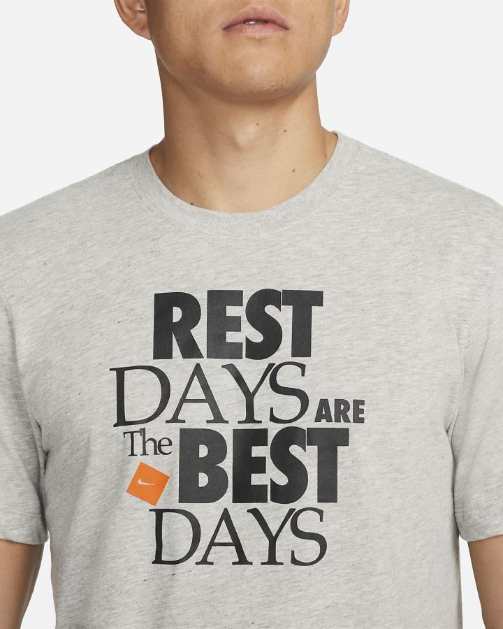 Camiseta Nike Dri-FIT Training Hombre Gris Oscuro | OXIZG-8236
