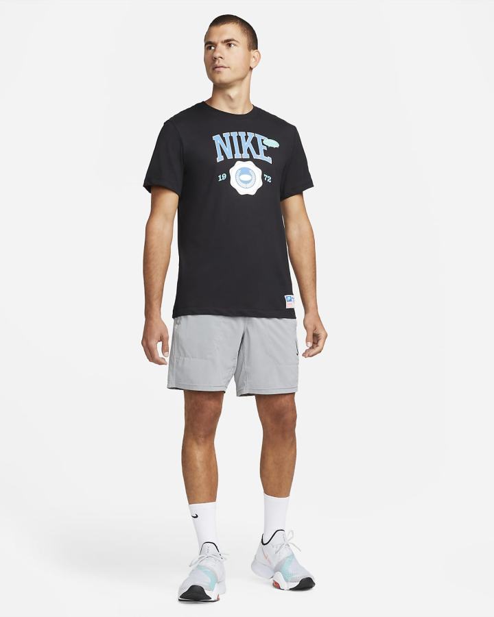 Camiseta Nike Dri-FIT Training Hombre Negras | JOBPV-6230
