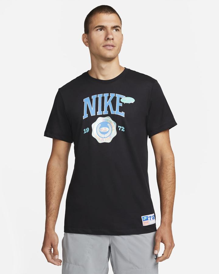 Camiseta Nike Dri-FIT Training Hombre Negras | JOBPV-6230
