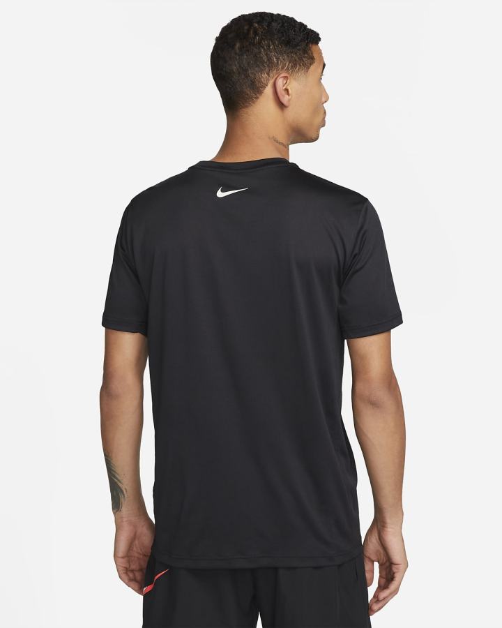 Camiseta Nike Dri-FIT Training Hombre Negras | MJFEY-4650