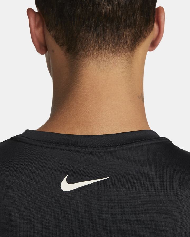Camiseta Nike Dri-FIT Training Hombre Negras | MJFEY-4650