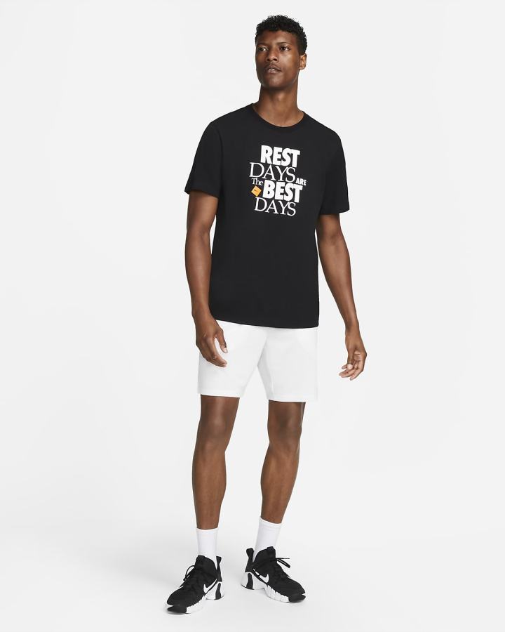 Camiseta Nike Dri-FIT Training Hombre Negras | TFSPA-5937