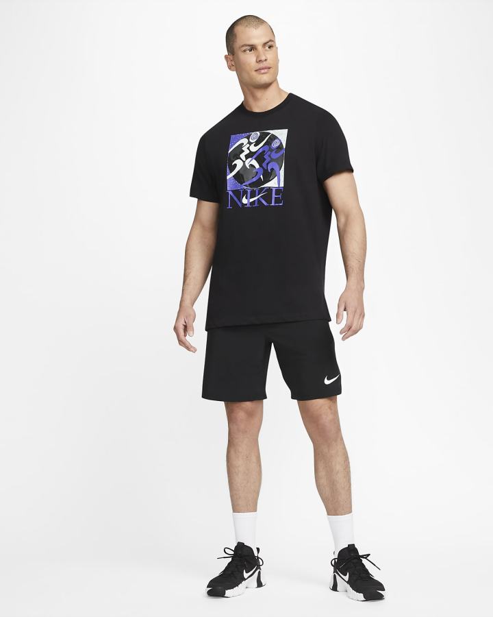 Camiseta Nike Dri-FIT Training Hombre Negras | TVINY-3184