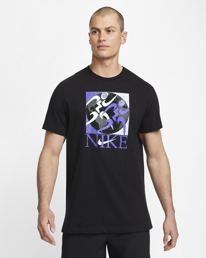 Camiseta Nike Dri-FIT Training Hombre Negras | TVINY-3184