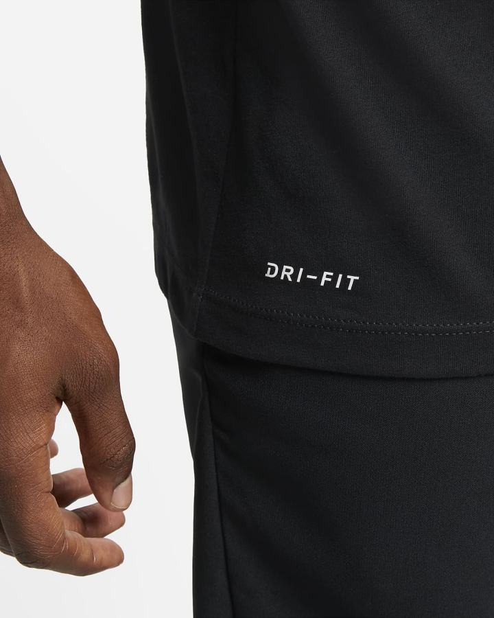 Camiseta Nike Dri-FIT Training Hombre Negras | ZYEQL-7391