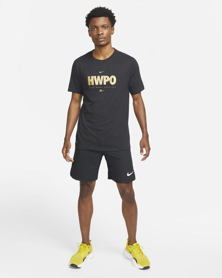 Camiseta Nike Dri-FIT Training Hombre Negras | ZYEQL-7391