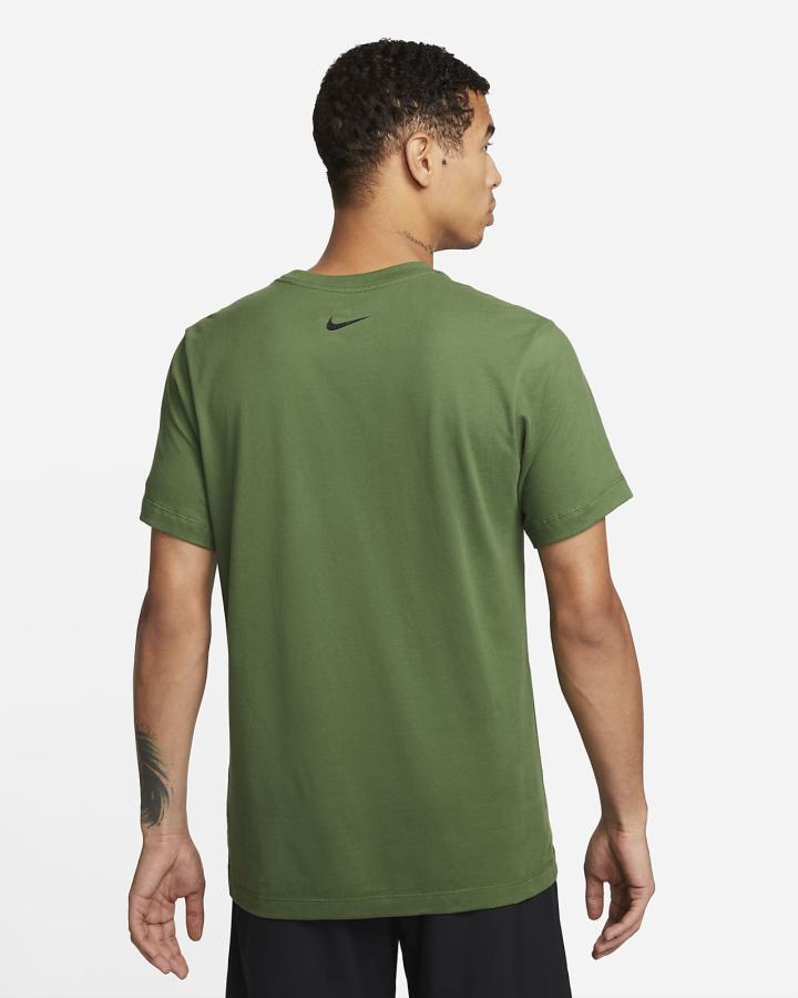 Camiseta Nike Dri-FIT Training Hombre Verde | SGBWP-9052