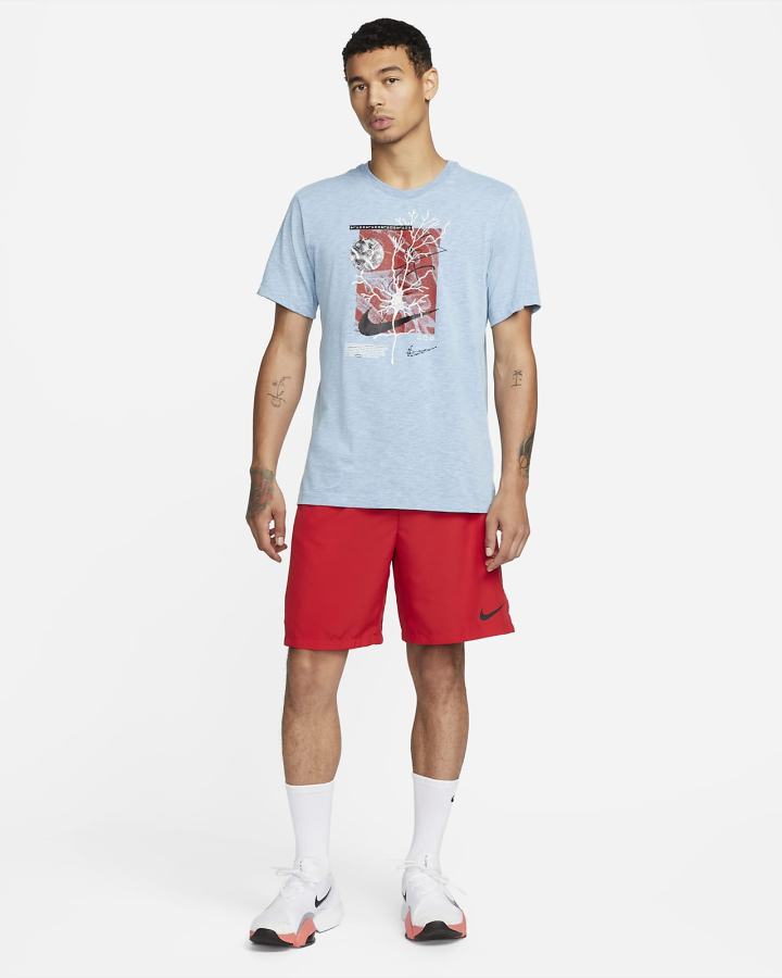 Camiseta Nike Dri-FIT Wild Clash Training Hombre Azules Azul Real Azules | LKYHJ-8673