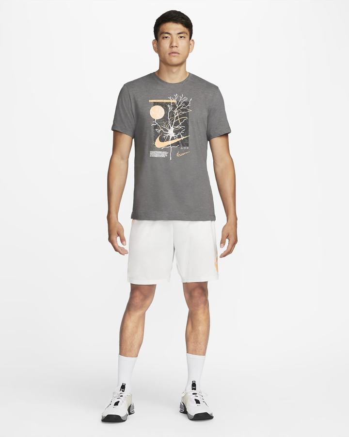 Camiseta Nike Dri-FIT Wild Clash Training Hombre Gris Gris Claro | MKQNW-3527