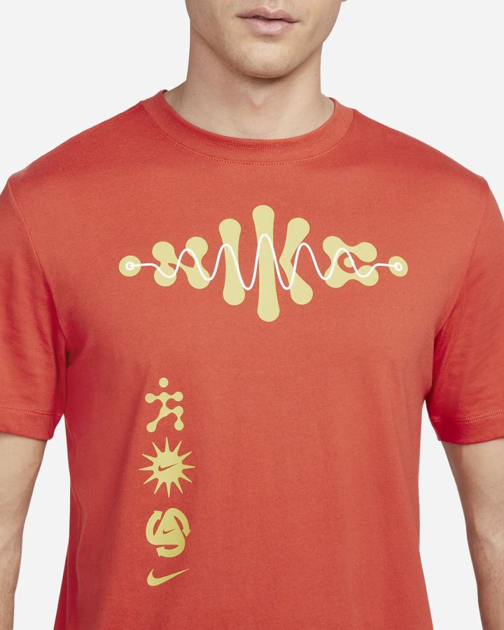 Camiseta Nike Dri-FIT Wild Run Running Hombre Naranjas | JEBLT-4263