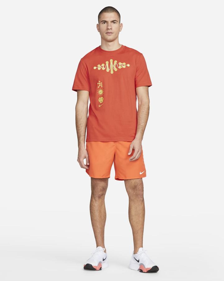 Camiseta Nike Dri-FIT Wild Run Running Hombre Naranjas | JEBLT-4263
