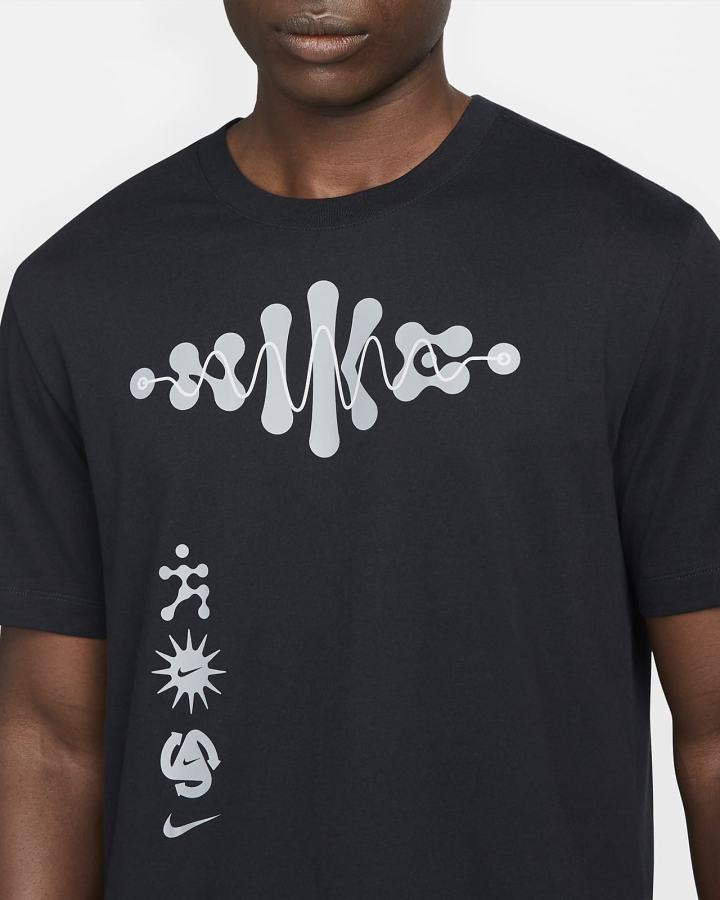 Camiseta Nike Dri-FIT Wild Run Running Hombre Negras | QFGNA-9308