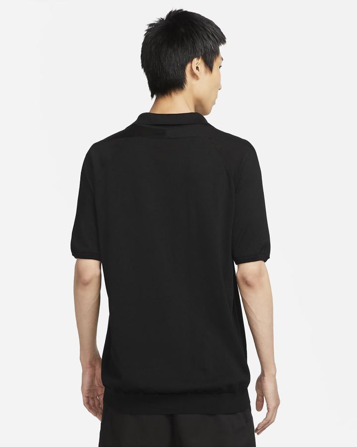 Camiseta Nike ESC Open-Collar Top Hombre Negras | GXYVA-2360
