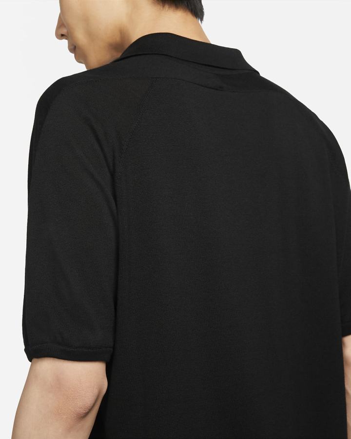 Camiseta Nike ESC Open-Collar Top Hombre Negras | GXYVA-2360