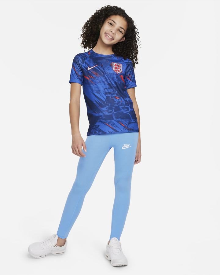 Camiseta Nike England Kids Dri-FIT Pre-Match Soccer Top Niño Azules Azul Real Rojas Azules | JWNVZ-1963