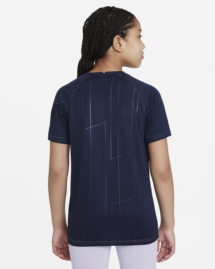 Camiseta Nike FC Barcelona Away Kids Dri-FIT Pre-Match Soccer Top Niño Obsidian | PTBKZ-2049