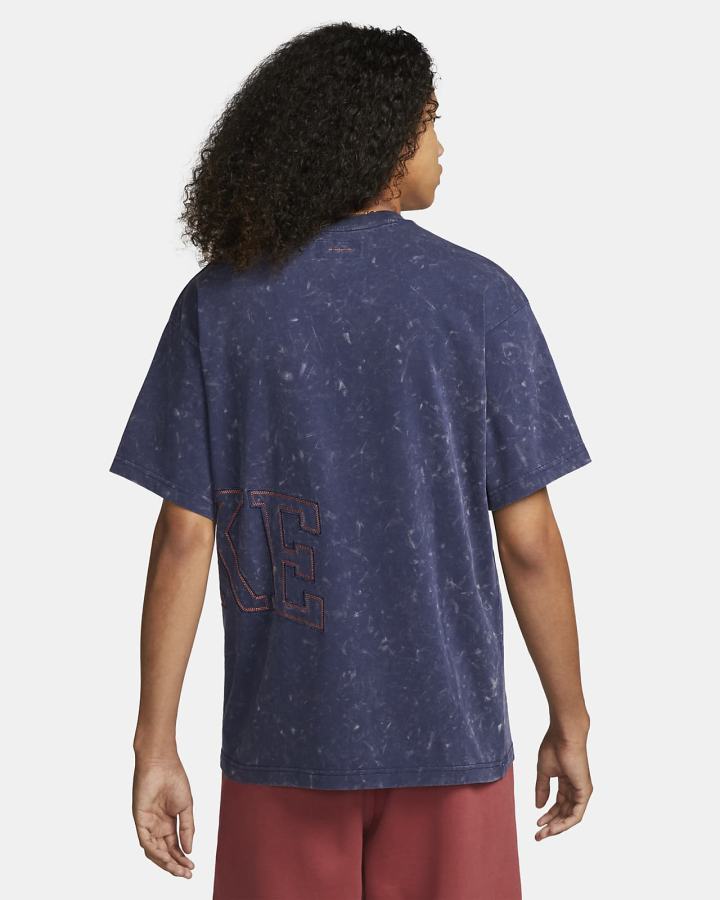 Camiseta Nike Fadeaway Hombre Azul Marino Naranjas | PRUQL-1637