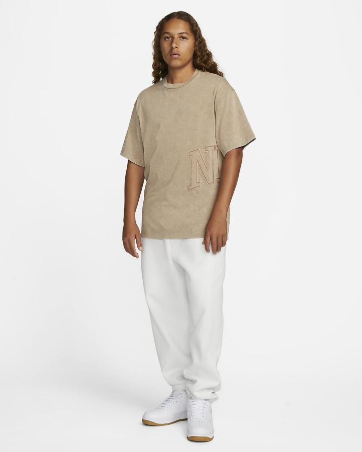 Camiseta Nike Fadeaway Hombre Kaki Rojas | ASTBZ-4736