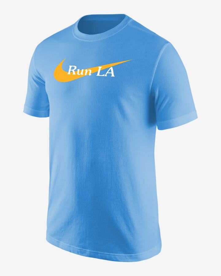 Camiseta Nike Hombre Azules | ICBRF-2365