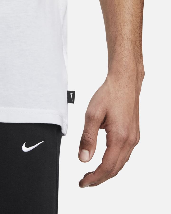 Camiseta Nike Hombre Blancas | PNDOE-2159