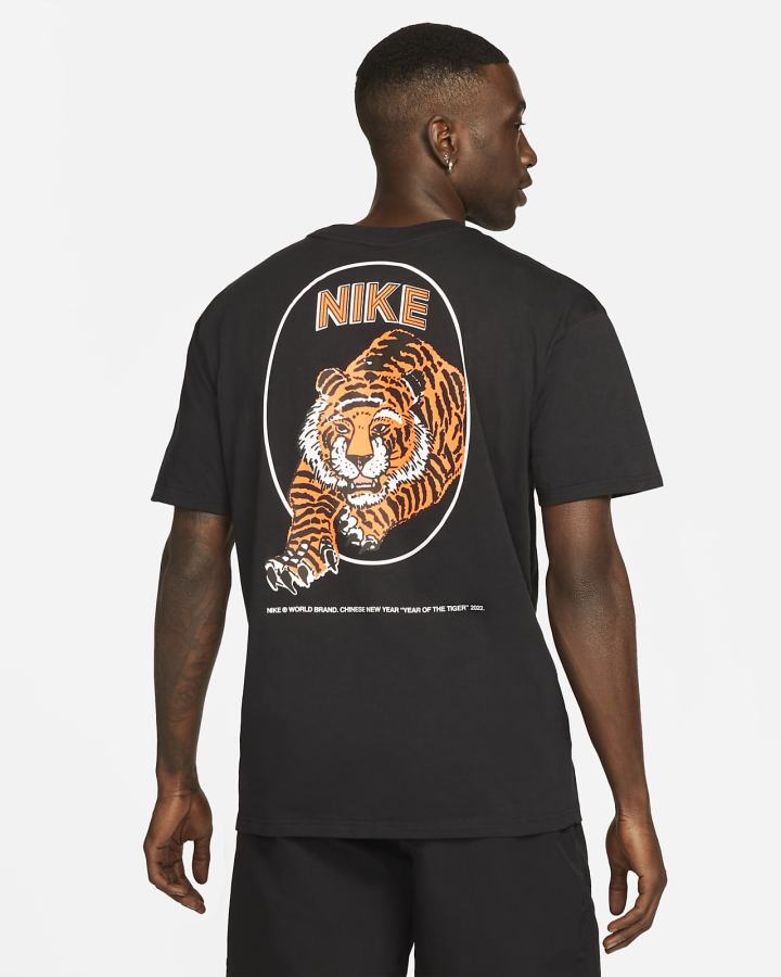 Camiseta Nike Hombre Negras | NDLBA-3975