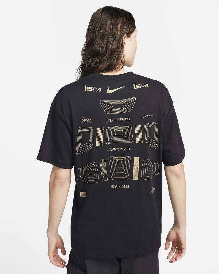 Camiseta Nike ISPA Estampadas Hombre Negras | SULZH-9706