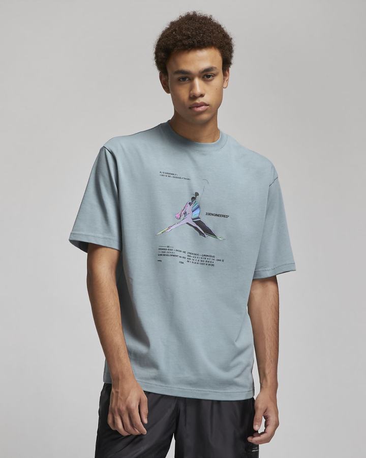 Camiseta Nike Jordan 23 Engineered Estampadas Hombre Gris | PJRDK-9630