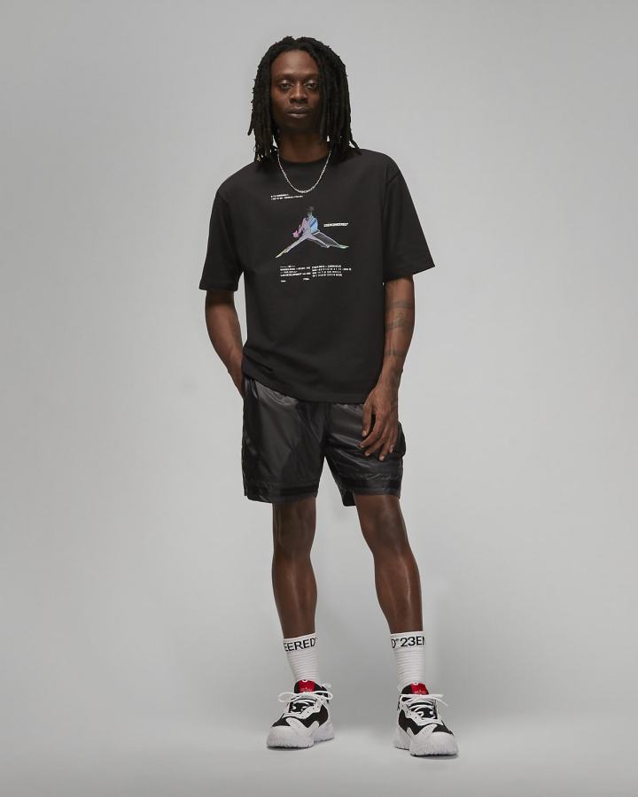 Camiseta Nike Jordan 23 Engineered Estampadas Hombre Negras | WYGQR-6317