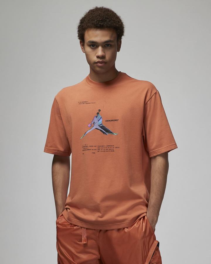 Camiseta Nike Jordan 23 Engineered Estampadas Hombre Rojas | ZTLNS-4135