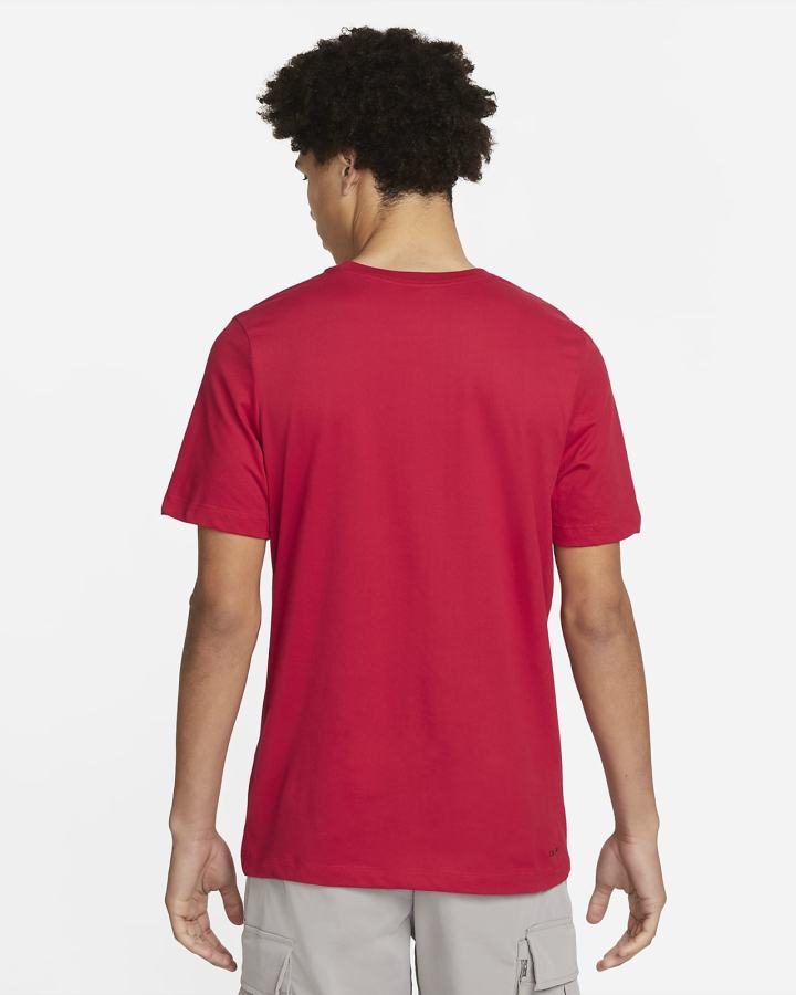 Camiseta Nike Jordan Air Dri-FIT Hombre Rojas Negras | NAVEK-0436