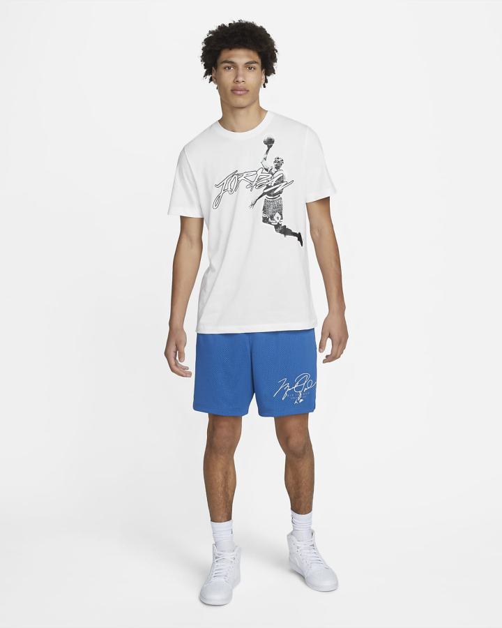Camiseta Nike Jordan Air Dri-FIT Hombre Blancas Negras | OFGSZ-7985