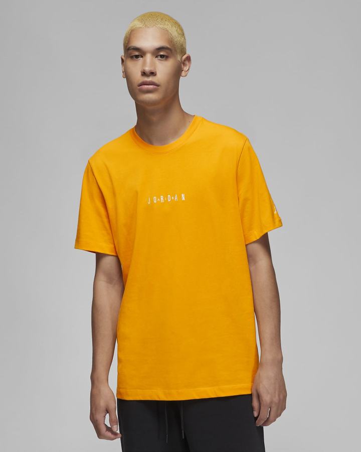Camiseta Nike Jordan Air Hombre Amarillo | BFWYV-9078