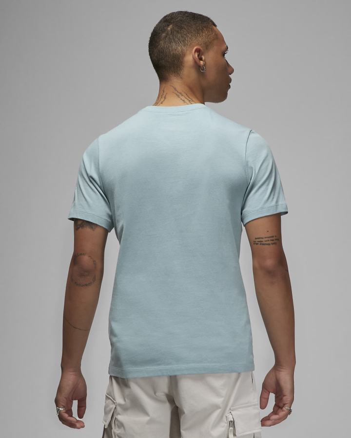 Camiseta Nike Jordan Air Hombre Azules | VZEMU-7854